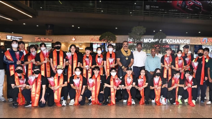 एफआईएच महिला हॉकी विश्व कप क्वालीफायर: कोरिया और वेल्स की टीमें हैदराबाद पहुंचीं