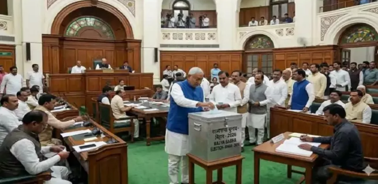 राज्यसभा चुनाव: बिहार में मतदान जारी, NDA के 176 और महागठबंधन के 37 विधायकों ने डाले वोट