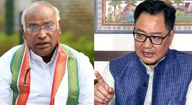 नारी शक्ति वंदन अधिनियम पर सर्वदलीय बैठक की मांग, खरगे ने रिजिजू को लिखा पत्र