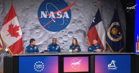 आर्टेमिस II मिशन के एस्ट्रोनॉट्स ने जताया आभार, बोले- दुनिया से मिला अपार प्यार