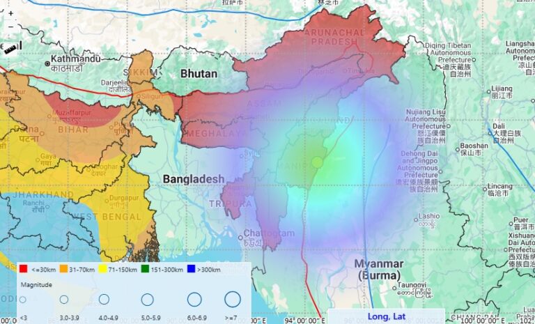 मणिपुर में 3 घंटे में दो भूकंप, 5.2 तीव्रता का झटका सबसे बड़ा