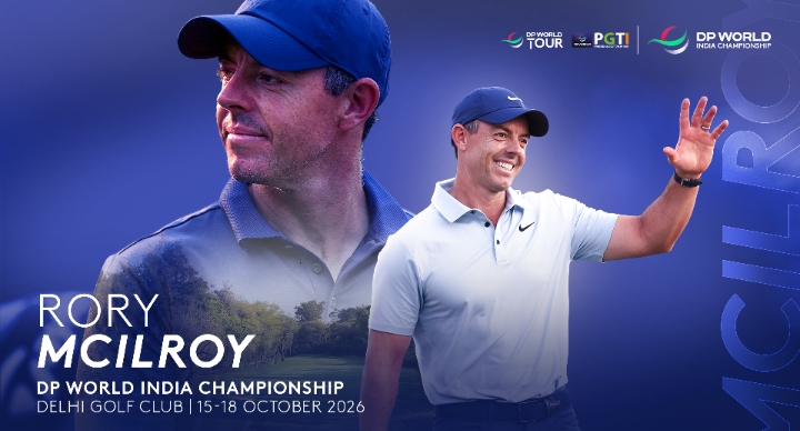 रोरी मैकइलरॉय फिर खेलेंगे डीपी वर्ल्ड इंडिया चैम्पियनशिप, दिल्ली में अक्टूबर में होगा टूर्नामेंट