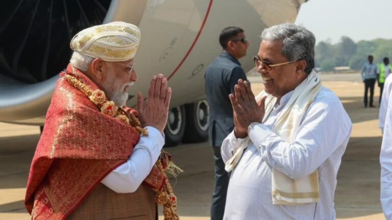बेंगलुरु पहुंचे पीएम मोदी, आदिचुनचनगिरी मठ कार्यक्रम में शामिल; कर्नाटक के लिए विशेष पैकेज की मांग