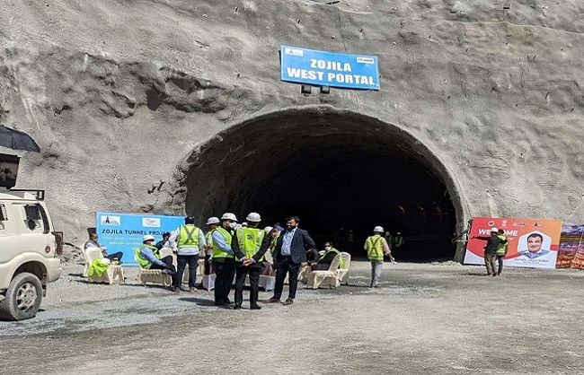 ज़ोजिला सुरंग निर्माण अंतिम चरण में, श्रीनगर-लेह संपर्क होगा सालभर आसान