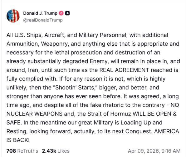 ईरान पर Donald Trump की कड़ी चेतावनी, स्ट्रेट ऑफ हॉरमुज़ और परमाणु कार्यक्रम पर बढ़ा तनाव