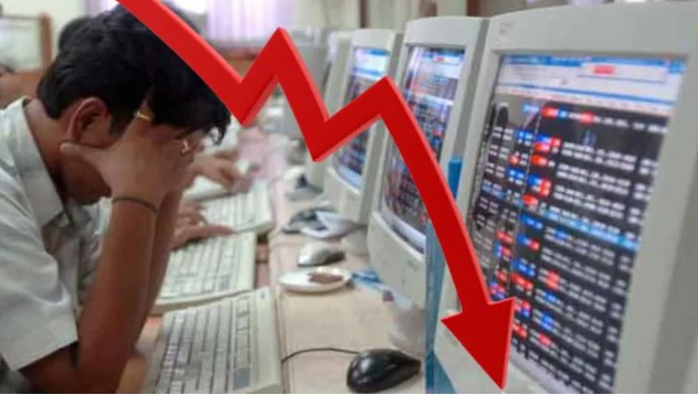 शेयर बाजार में भारी गिरावट: सेंसेक्स 1400+ अंक टूटा, निफ्टी भी 2% से ज्यादा कमजोर