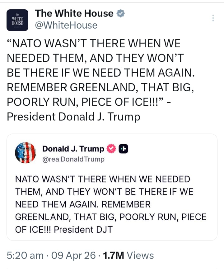 ग्रीनलैंड पर ट्रंप का नया बयान, नाटो को दी चेतावनी; वैश्विक राजनीति में बढ़ी हलचल