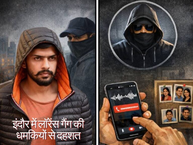 इंदौर में लॉरेंस गैंग की धमकियों से दहशत, 10 करोड़ की वसूली के लिए दो कारोबारियों को कॉल