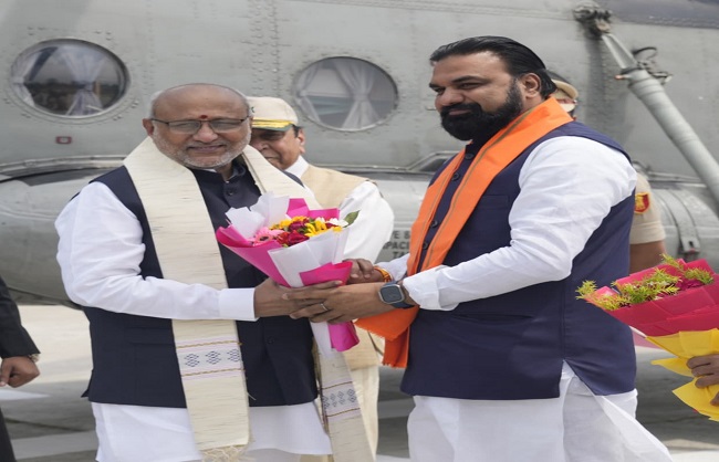 उपराष्ट्रपति सी.पी. राधाकृष्णन पहुंचे मोतिहारी, दीक्षांत समारोह में करेंगे शिरकत