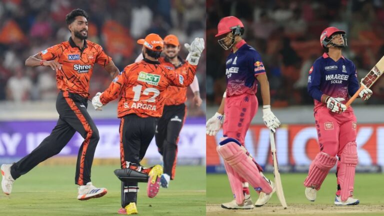 आईपीएल 2026: डेब्यूटेंट हिंगे और साकिब का कहर, Sunrisers Hyderabad ने Rajasthan Royals की जीत की लय तोड़ी