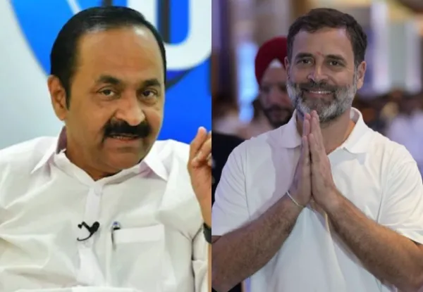 वीडी सतीशन के शपथ ग्रहण से पहले तिरुवनंतपुरम पहुंचे राहुल-प्रियंका गांधी