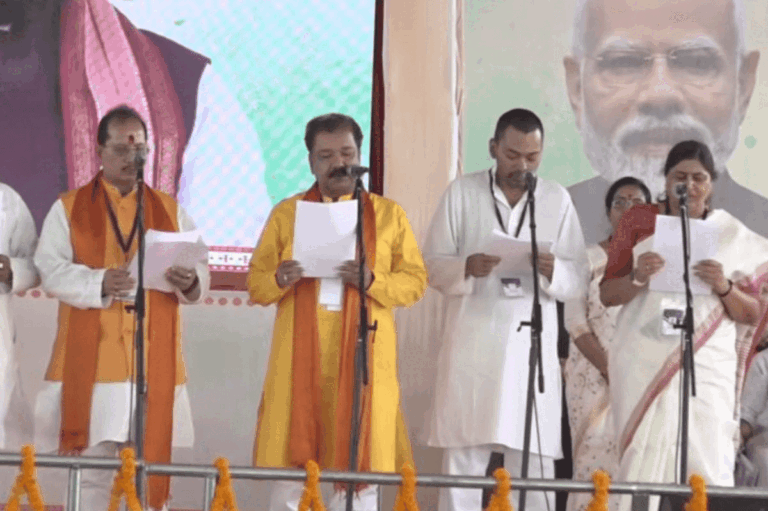 सम्राट कैबिनेट का मेगा विस्तार, निशांत कुमार समेत 32 मंत्रियों ने ली शपथ