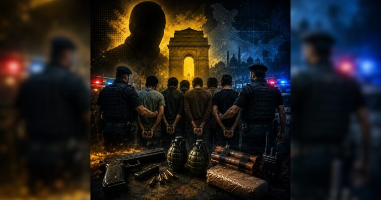 दिल्ली में आतंकी साजिश नाकाम: स्पेशल सेल ने 9 संदिग्ध गिरफ्तार किए, ISI लिंक की जांच तेज