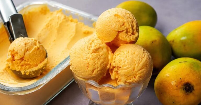 Homemade Mango Ice Cream: सिर्फ 3 चीजों से घर पर बनाएं क्रीमी मैंगो आइसक्रीम, स्वाद होगा बिल्कुल मार्केट जैसा