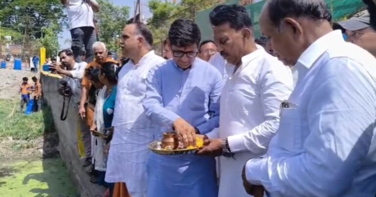 गंगा दशमी पर अन्नपूर्णा तालाब के विकास कार्यों का भूमिपूजन, जल संरक्षण का दिया संदेश