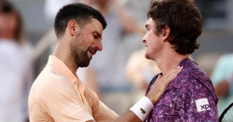 French Open 2026 में बड़ा उलटफेर: 19 वर्षीय जोआओ फोन्सेका ने नोवाक जोकोविच को किया बाहर