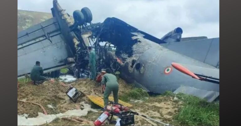 असम के जोरहाट एयरबेस पर IAF का AN-32 विमान क्रैश, पायलट समेत 5 की मौत