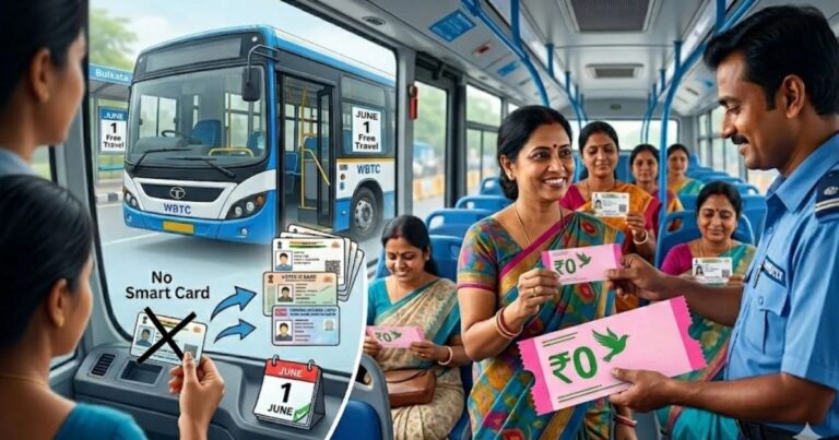 पश्चिम बंगाल में महिलाओं को बड़ी सौगात, आज से सरकारी बसों में मुफ्त यात्रा की सुविधा शुरू